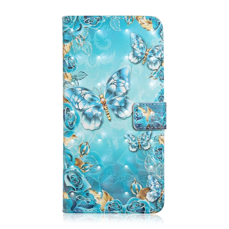 For Samsung Galaxy S25 Ultra 5G Oil Embossed 3D Drawing Leather Phone Case(Blue Butterflies) - Galaxy S25 Ultra 5G Cases by buy2fix | Online Shopping UK | buy2fix