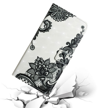 For Samsung Galaxy S25 Ultra 5G Oil Embossed 3D Drawing Leather Phone Case(Lace Flower) - Galaxy S25 Ultra 5G Cases by buy2fix | Online Shopping UK | buy2fix