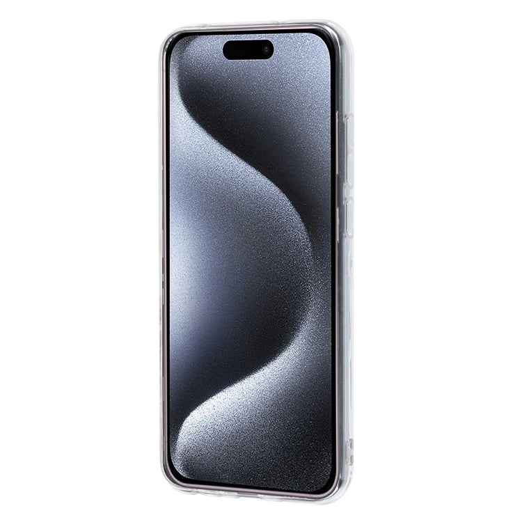 For iPhone 16 Pro IMD Marble TPU Phone Case(Black) - iPhone 16 Pro Cases by buy2fix | Online Shopping UK | buy2fix