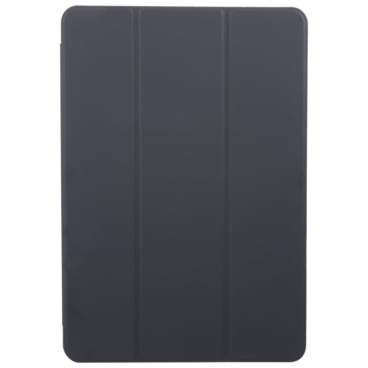 For Huawei MatePad 11.5 S GEBEI 3-folding Holder Shockproof Flip Leather Tablet Case(Black) - Huawei by GEBEI | Online Shopping UK | buy2fix