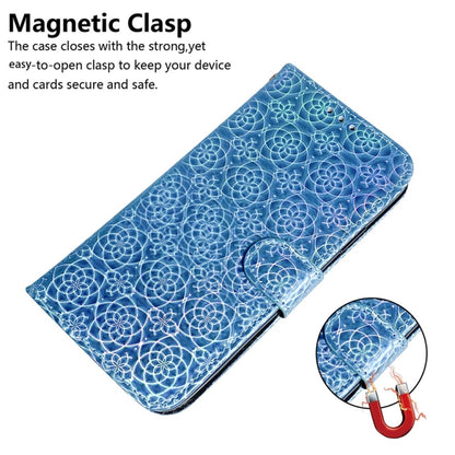 For Samsung Galaxy S25 Ultra 5G Colorful Magnetic Buckle Leather Phone Case(Blue) - Galaxy S25 Ultra 5G Cases by buy2fix | Online Shopping UK | buy2fix