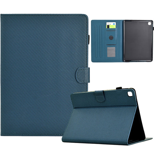 For Samsung Galaxy Tab S5e Solid Color Fiber Texture Smart Tablet Leather Case(Royal Blue) - Tab S5E 10.5 T720 / T725 by buy2fix | Online Shopping UK | buy2fix