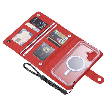 For iPhone 16 Pro Max ViLi GHA-C Series RFID MagSafe Magnetic Flip Leather Phone Case(Red) - iPhone 16 Pro Max Cases by ViLi | Online Shopping UK | buy2fix