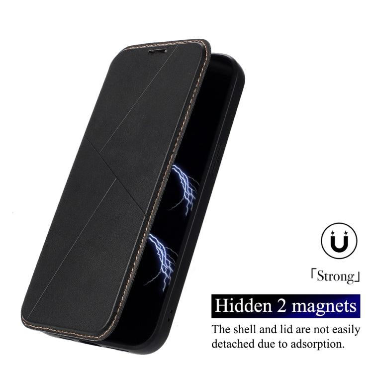 For iPhone 16 Pro Max Magnetic Armor Series RFID Card Slots Leather Phone Case(Blue) - iPhone 16 Pro Max Cases by buy2fix | Online Shopping UK | buy2fix