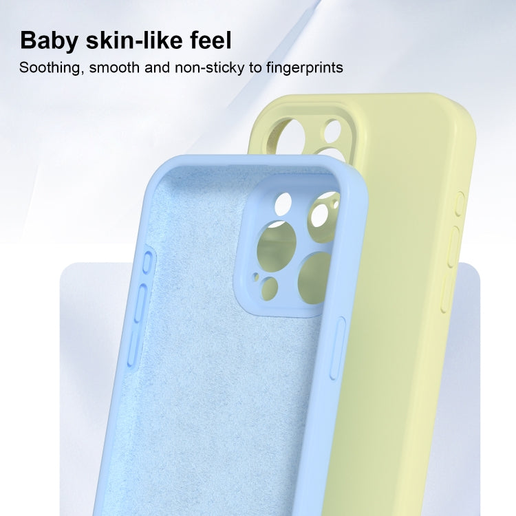 For iPhone 16 Plus Precise Hole Liquid Silicone Jelly Color Full Coverage Phone Case(Khaki) - iPhone 16 Plus Cases by buy2fix | Online Shopping UK | buy2fix