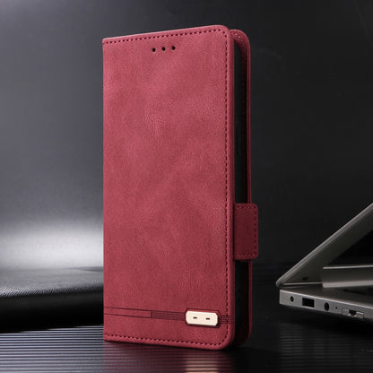 For iPhone 16 Pro Magnetic Clasp Leather Phone Case(Red) - iPhone 16 Pro Cases by buy2fix | Online Shopping UK | buy2fix