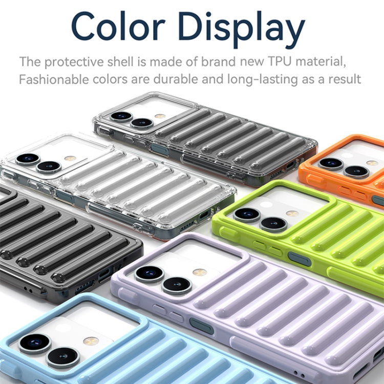 For Redmi K70 Capsule Series Candy Color TPU Phone Case(Transparent) - K70 Cases by buy2fix | Online Shopping UK | buy2fix