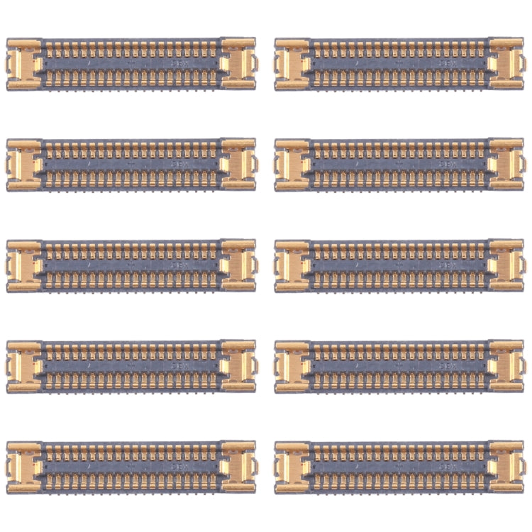 For Samsung Galaxy S21 FE 5G SM-G990B 10pcs Motherboard LCD Display FPC Connector - Galaxy S Series Parts by buy2fix | Online Shopping UK | buy2fix