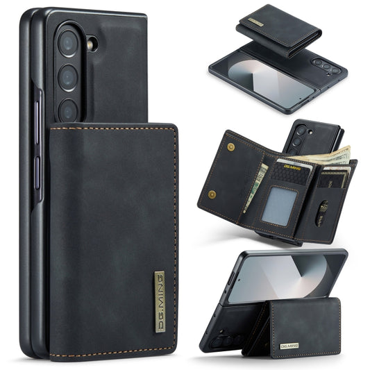 For Samsung Galaxy Z Fold6 DG.MING M1 Series 3-Fold Multi Card Wallet + Magnetic Phone Case(Black) - Galaxy Z Fold6 5G Cases by DG.MING | Online Shopping UK | buy2fix