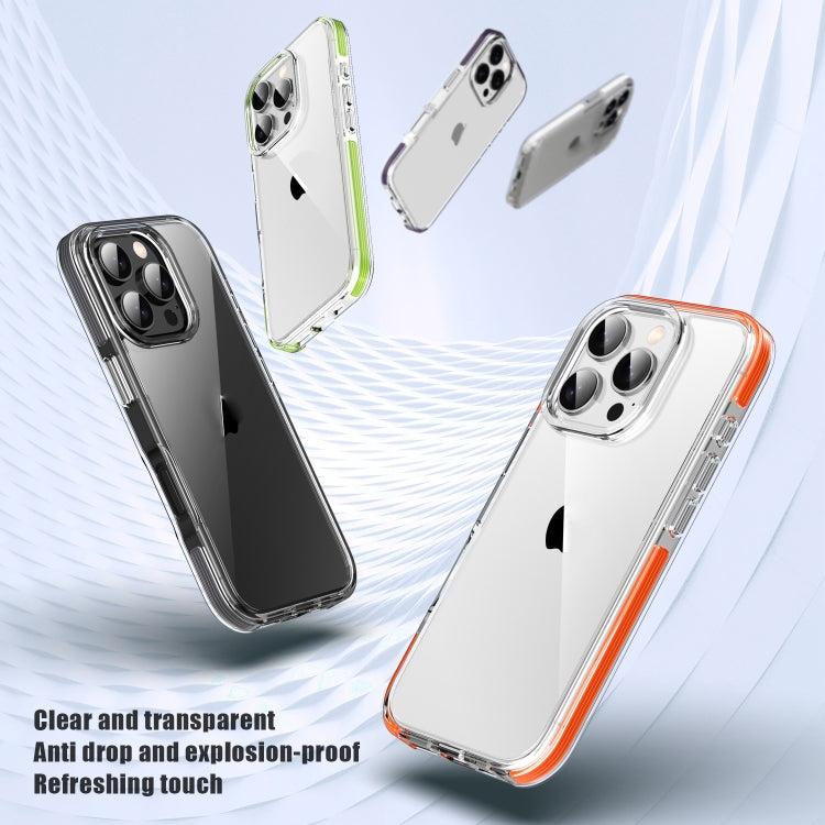 For iPhone 16 Pro Max TPE Airbag TPU+ PC Full Coverage Phone Case(White) - iPhone 16 Pro Max Cases by buy2fix | Online Shopping UK | buy2fix