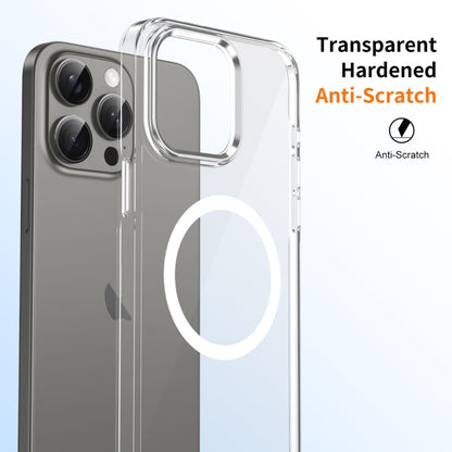 For iPhone 16 Pro Max Ice Feel HD Transparent MagSafe PC Full Coverage Phone Case(White) - iPhone 16 Pro Max Cases by buy2fix | Online Shopping UK | buy2fix