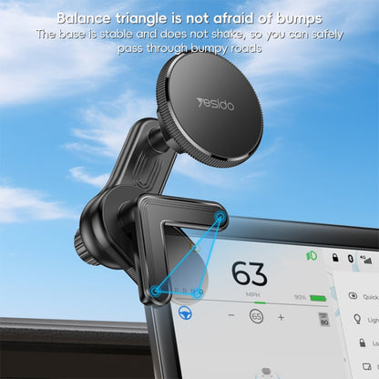 Yesido C213 Car Floating Screen Clip-on MagSafe Magnetic Phone Holder(Black) - Car Holders by Yesido | Online Shopping UK | buy2fix