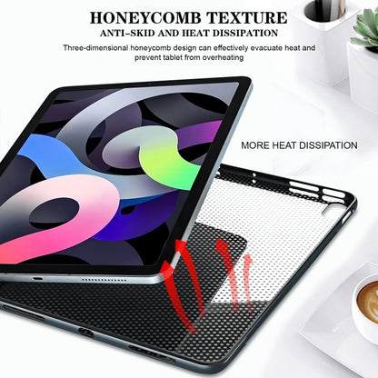 For Samsung Galaxy Tab S6 Lite 2024 / 2022 Color Painting Pattern Smart Tablet TPU Case(Black Rose) - Tab S6 Lite P610 / P615 by buy2fix | Online Shopping UK | buy2fix