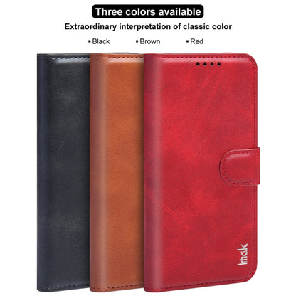 For iPhone 15 Pro Max IMAK Count Series Flip Leather Phone Case(Red) - iPhone 15 Pro Max Cases by imak | Online Shopping UK | buy2fix