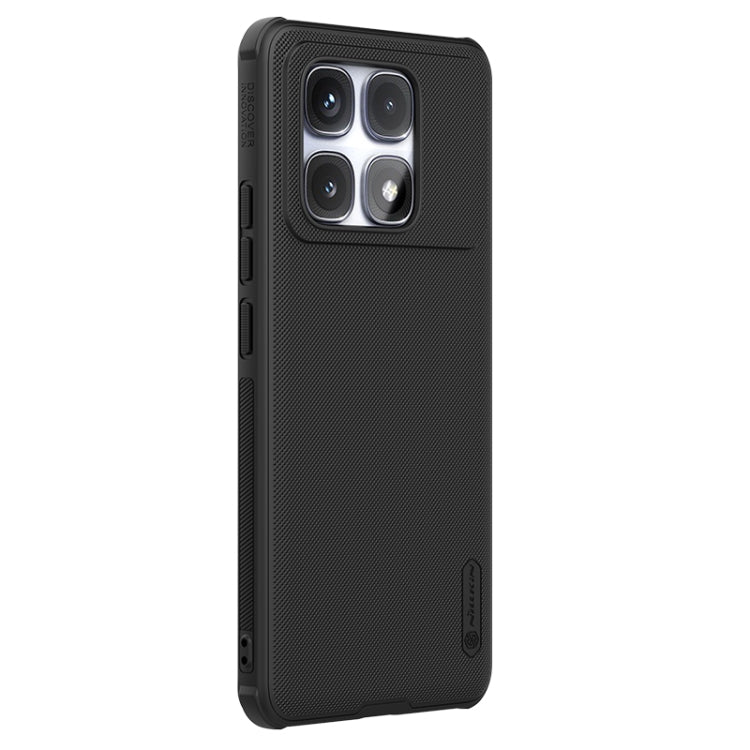 For Redmi K70 Ultra NILLKIN Frosted Shield Pro PC + TPU Phone Case(Black) - Xiaomi Cases by NILLKIN | Online Shopping UK | buy2fix