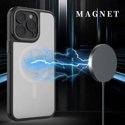 For iPhone 16 Pro Max Bodyguard MagSafe Magnetic Phone Case(Grey) - iPhone 16 Pro Max Cases by buy2fix | Online Shopping UK | buy2fix