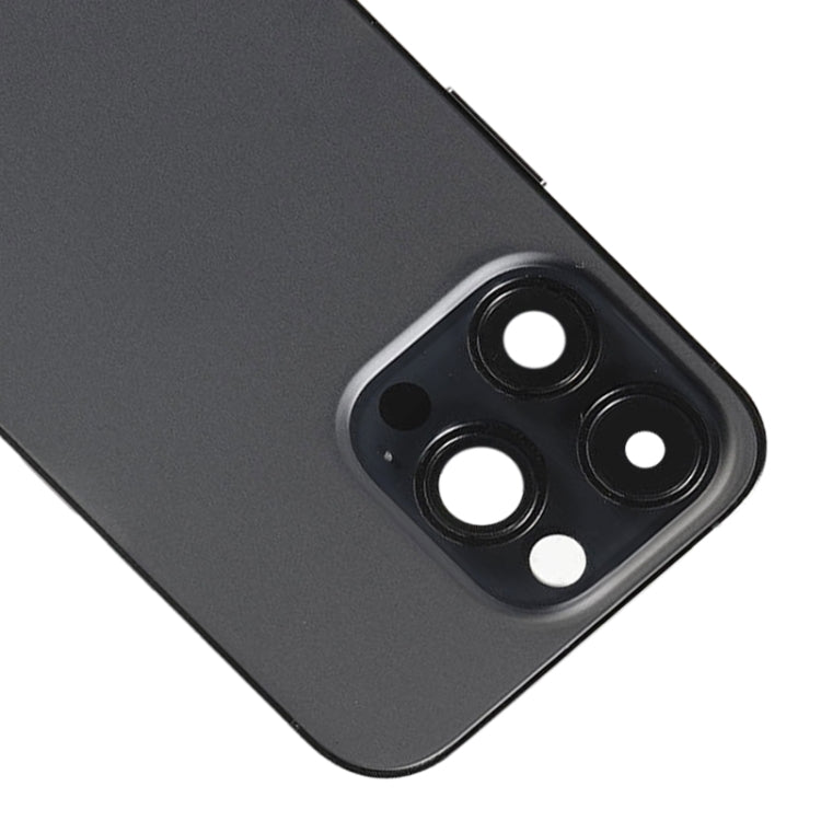 For iPhone 14 Pro Battery Back Cover with Side Keys & Card Tray, Version:CE EU Version(Black) - Back Cover by buy2fix | Online Shopping UK | buy2fix