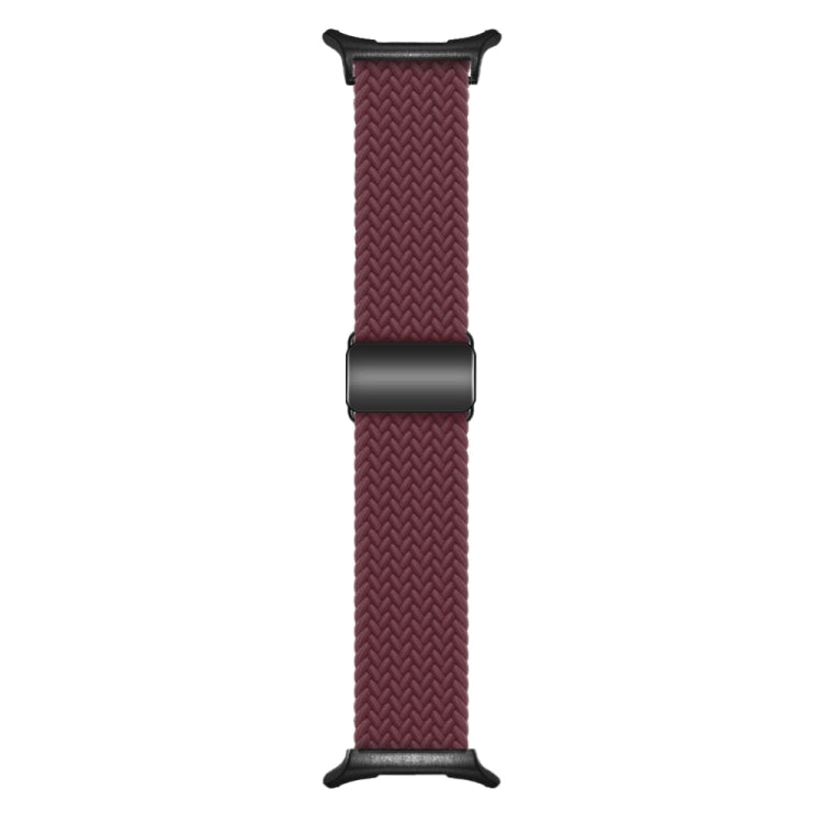 For Samsung Galaxy Watch Ultra 47mm Nylon Loop Magnetic Buckle Watch Band(Wine Red) - Watch Bands by buy2fix | Online Shopping UK | buy2fix