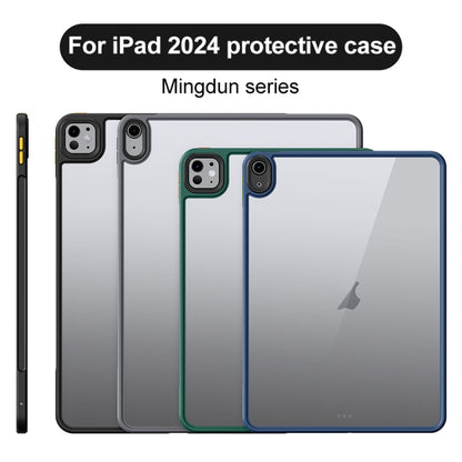 For iPad Pro 13 2024 Ming Shield Series PC Hybrid TPU Tablet Case(Grey) - iPad Pro 13 2024 Cases by buy2fix | Online Shopping UK | buy2fix