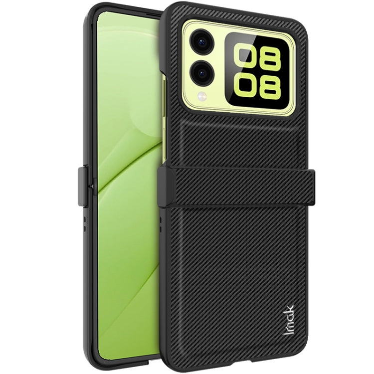 For Huawei nova Flip imak Ruiyi Series Carbon Fiber PU + PC Phone Case - Huawei Cases by imak | Online Shopping UK | buy2fix