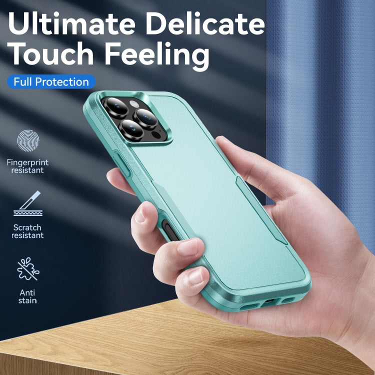 For iPhone 16 Pro Pioneer Armor Heavy Duty PC + TPU Phone Case(Green) - iPhone 16 Pro Cases by buy2fix | Online Shopping UK | buy2fix