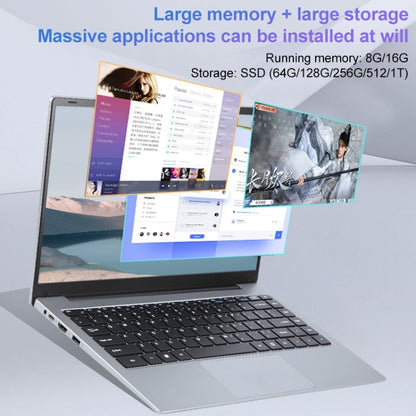 14 inch Windows 11 Laptop, 16GB+1TB, Gen 5th Intel Core i5 CPU, 180 Degree Rotation Axis(Silver) - Others by buy2fix | Online Shopping UK | buy2fix