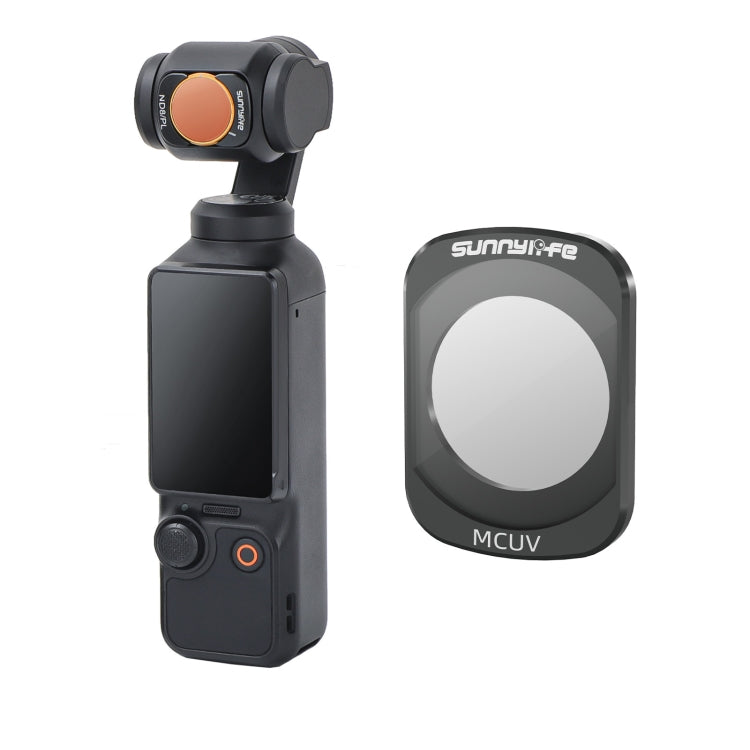 For DJI Osmo Pocket 3 Sunnylife Camera Lens Magnetic Metal Filter, No Impact On Gimbal Reset, Filter:MCUV - Lens Accessories by Sunnylife | Online Shopping UK | buy2fix