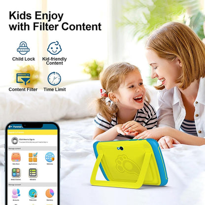 UNIWA  Boxchip Tab 8 WiFi Kid Tablet,  4GB+64GB, 8 inch Android 13 Allwinner A523 Octa Core CPU Support Google Play(Blue) -  by UNIWA | Online Shopping UK | buy2fix