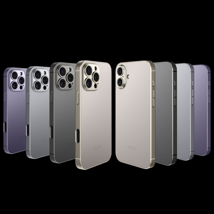 For iPhone 16 Pro GKK AG Craft Skin Feel Full Coverage Phone Case(Mountain Gray) - iPhone 16 Pro Cases by GKK | Online Shopping UK | buy2fix