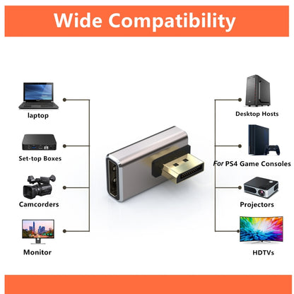 8K PD1.4 Male Displayport to Female Displayport Adapter Converter, Style:A -  by buy2fix | Online Shopping UK | buy2fix