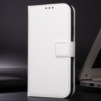 For Redmi K70 Ultra Diamond Texture Leather Phone Case(White) - Xiaomi Cases by buy2fix | Online Shopping UK | buy2fix