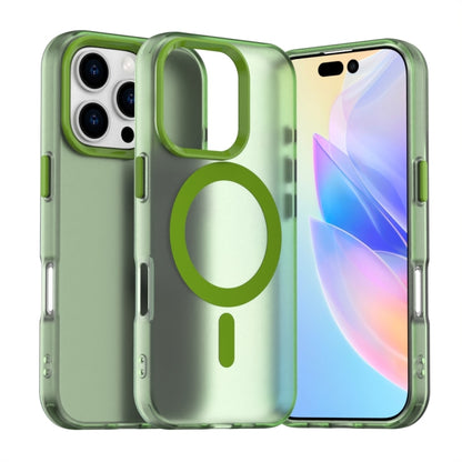 For iPhone 16 Pro Candy Magsafe PC Hybrid TPU Phone Case(Green) - iPhone 16 Pro Cases by buy2fix | Online Shopping UK | buy2fix