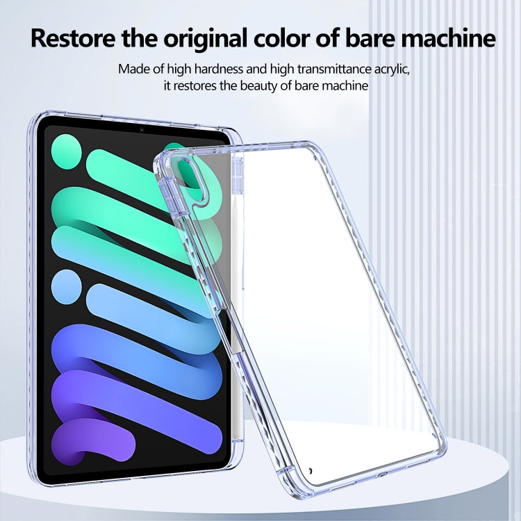 For iPad Air 11 2024 / 2022 10.9 Acrylic Hybrid TPU Tablet Case with Pen Slot(Lavender) - iPad Air 11 2024 Cases by buy2fix | Online Shopping UK | buy2fix