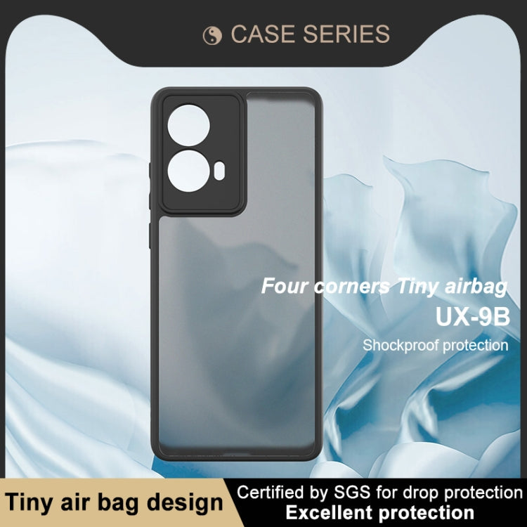 For Motorola Moto G85 / S50 Neo imak UX-9B Series Four Corners Tiny Airbag Shockproof Phone Case(Black) - Motorola Cases by imak | Online Shopping UK | buy2fix