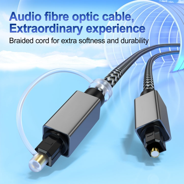 OD5.0mm Toslink Male to Male Digital Optical Audio Cable, Length:1m - Audio Optical Cables by buy2fix | Online Shopping UK | buy2fix