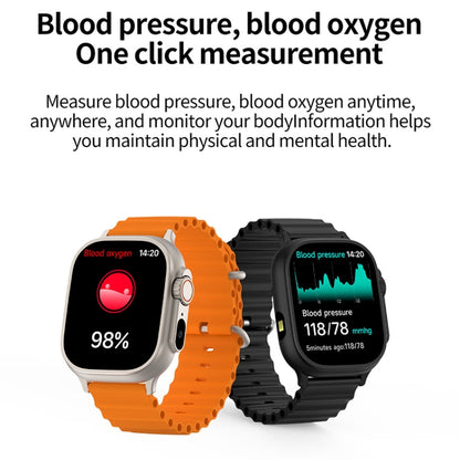 LEMFO LF40 2.01 inch Bluetooth Call Smart Watch, Support Heart Rate / Blood Oxygen(Black) - Smart Watches by LEMFO | Online Shopping UK | buy2fix