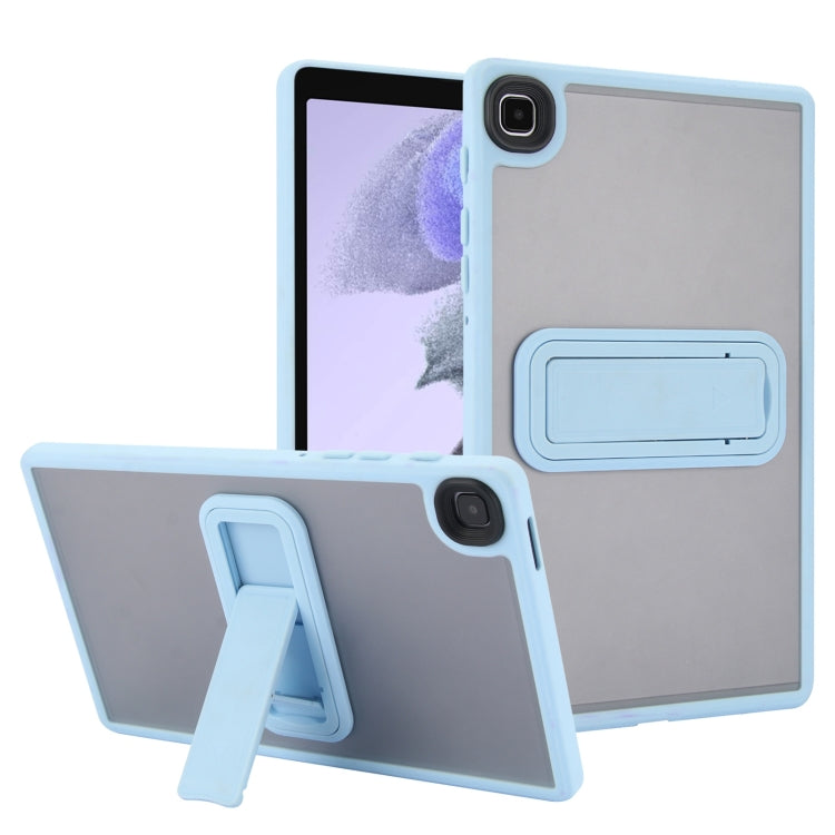 For Samsung Galaxy Tab A7 Lite Skin Feel Holder PC Hybrid TPU Tablet Case(Light Blue) - Tab A7 Lite T220 / T225 by buy2fix | Online Shopping UK | buy2fix