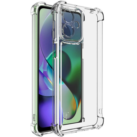 For Motorola Moto G54 5G / G64 5G IMAK UX-4 Series Four-corner Shockproof Phone Case(Transparent) - Motorola Cases by imak | Online Shopping UK | buy2fix