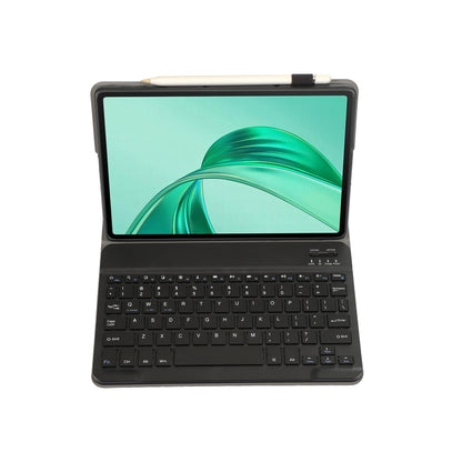 For Honor Pad X8a / X9 2024 AH25 Ultra-thin Detachable Bluetooth Keyboard Leather Tablet Case(Black) - Huawei Keyboard by buy2fix | Online Shopping UK | buy2fix