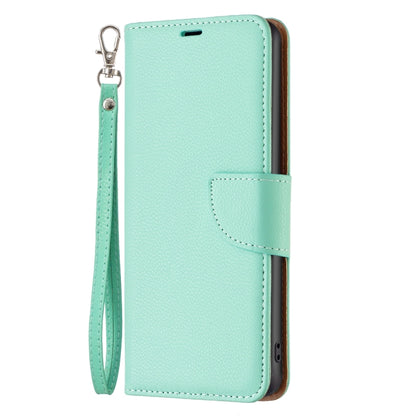 For Samsung Galaxy S25 5G Litchi Texture Pure Color Flip Leather Phone Case(Green) - Galaxy S25 5G Cases by buy2fix | Online Shopping UK | buy2fix