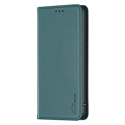 For Samsung Galaxy S25 Ultra 5G Magnetic Leather Phone Case(Green) - Galaxy S25 Ultra 5G Cases by buy2fix | Online Shopping UK | buy2fix