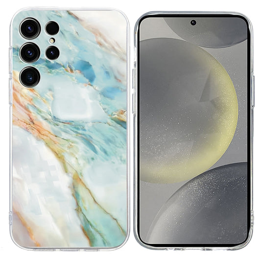 For Samsung Galaxy S25 Ultra 5G Colorful Painting Pattern TPU Phone Case(Marble) - Galaxy S25 Ultra 5G Cases by buy2fix | Online Shopping UK | buy2fix