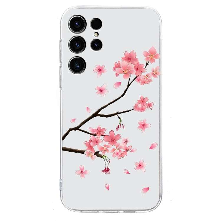 For Samsung Galaxy S25 Ultra 5G Colorful Painting Pattern TPU Phone Case(Plum Blossom) - Galaxy S25 Ultra 5G Cases by buy2fix | Online Shopping UK | buy2fix