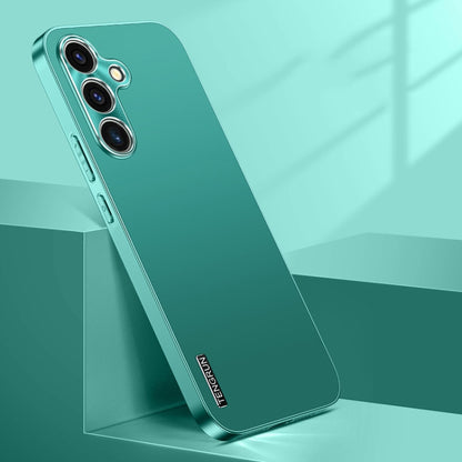 For Samsung Galaxy S25 5G Streamer Series Micro Frosted Metal Paint PC Phone Case(Alpine Green) - Galaxy S25 5G Cases by buy2fix | Online Shopping UK | buy2fix