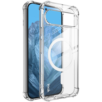 For Google Pixel 9 Pro XL IMAK Space Shield PC + TPU Airbag Shockproof MagSafe Phone Case(Transparent) - Google Cases by imak | Online Shopping UK | buy2fix