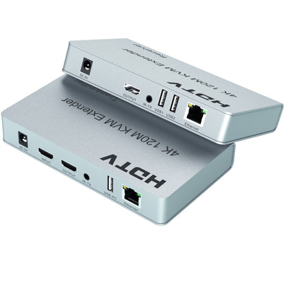 120m HDMI USB KVM 4K Network Extender, Plug:US Plug - Amplifier by buy2fix | Online Shopping UK | buy2fix