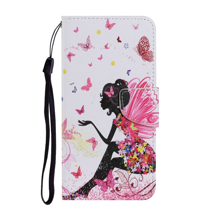 For Samsung Galaxy S25 5G Colored Drawing Pattern Leather Phone Case(Dancing Girl) - Galaxy S25 5G Cases by buy2fix | Online Shopping UK | buy2fix