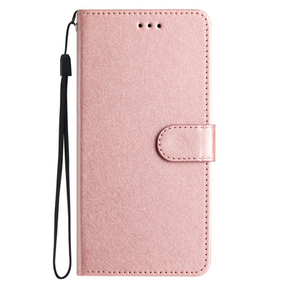 For OnePlus 13 Silk Texture Horizontal Flip Leather Phone Case(Rose Gold) - OnePlus Cases by buy2fix | Online Shopping UK | buy2fix