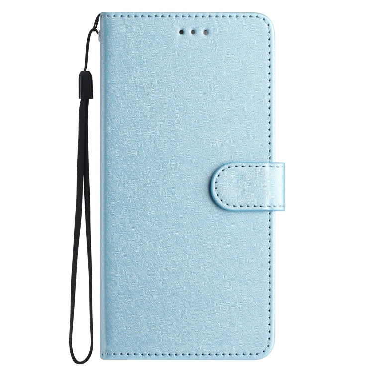 For Samsung Galaxy S25+ 5G Silk Texture Horizontal Flip Leather Phone Case(Light Blue) - Galaxy S25+ 5G Cases by buy2fix | Online Shopping UK | buy2fix