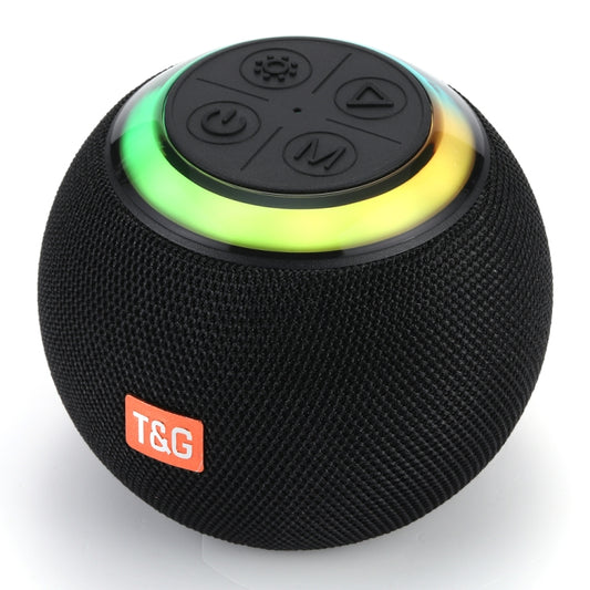 T&G TG683 Mini Portable Outdoor Wireless Bluetooth Speaker with LED Atmosphere Light(Black) - Desktop Speaker by T&G | Online Shopping UK | buy2fix